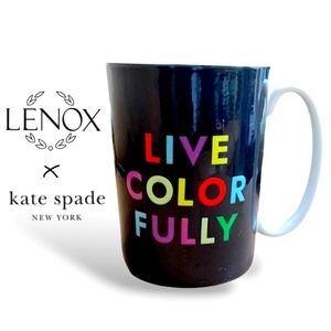 Live Colorfully Kate Spade x Lenox Mug